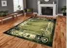 Тъкан персийски килим Blue stones 9922 green